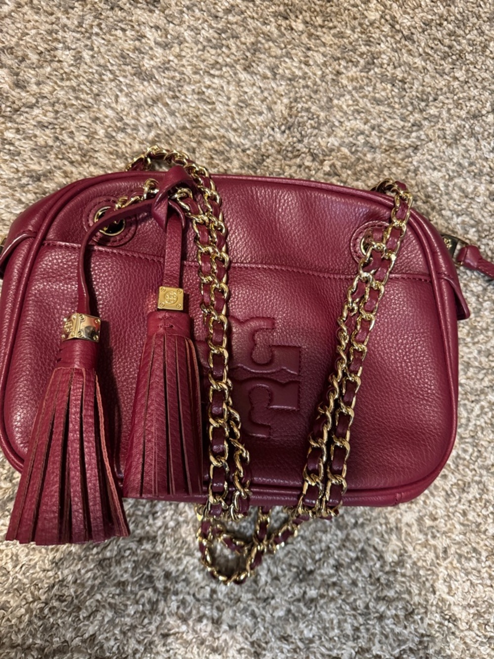 Tory Burch Chain Shoulder Bag/detached Made In Label,item Shown